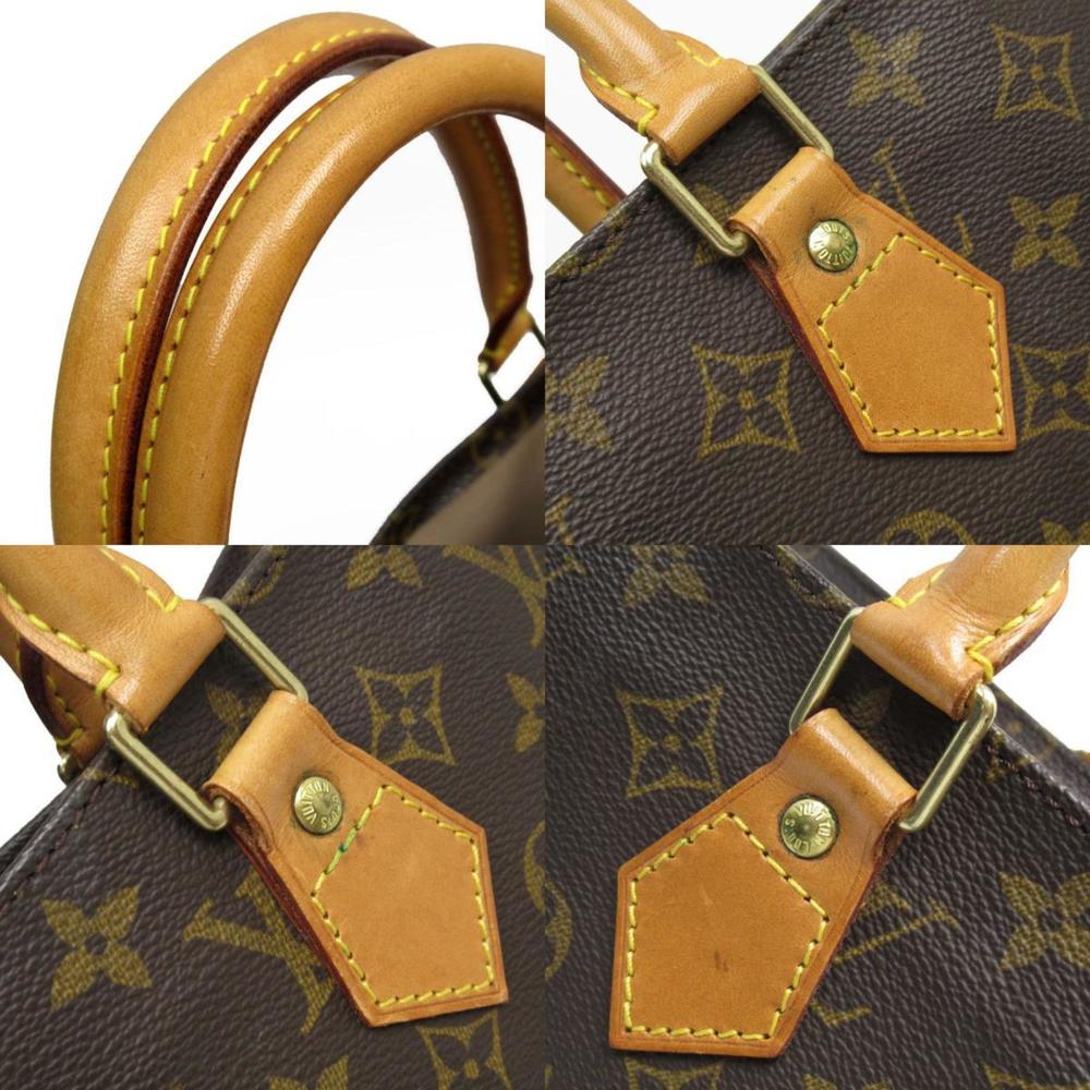 Louis Vuitton LOUIS VUITTON Handbag Monogram Sac Plat Canvas Brown Gold Men's... - Picture 3 of 5
